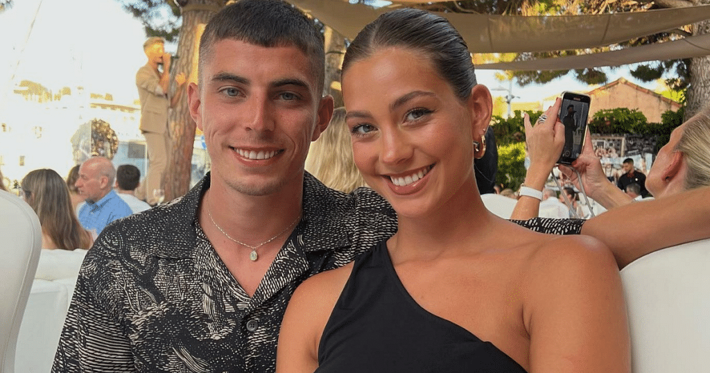 Kai Havertz with Sophia Weber