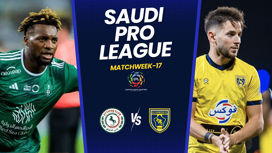 Al Ettifaq is set to host Al Taawoun in Gameweek 17 of the Saudi Pro League at the Prince Mohammed Fahd stadium