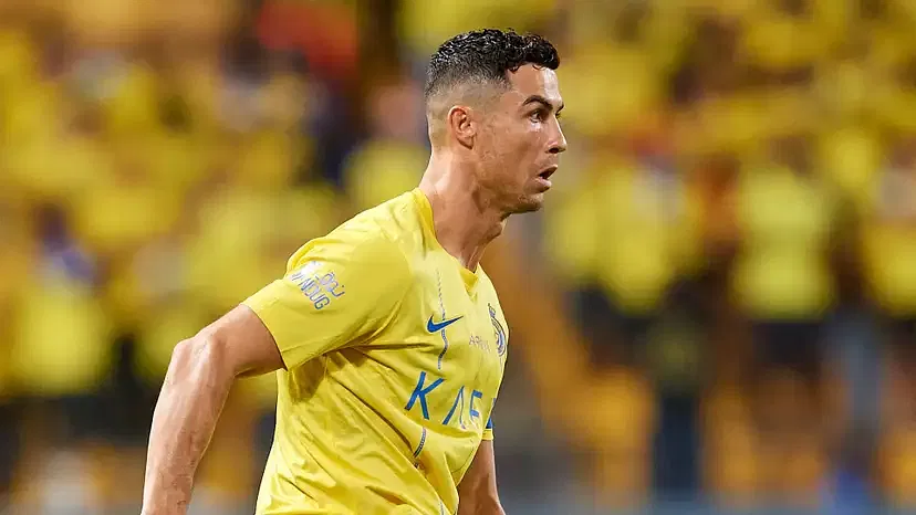 Cristiano Ronaldo in action for Al-Nassr