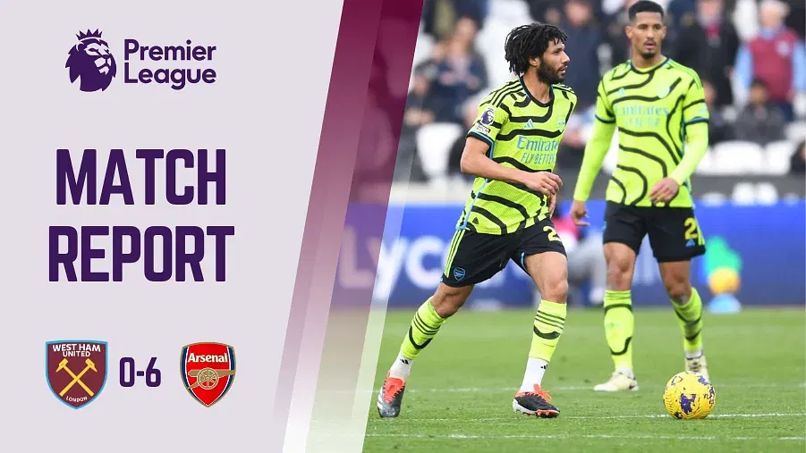 West Ham United vs Arsenal: Saka, Rice run riot in capital derby as Gunners continue title hunt