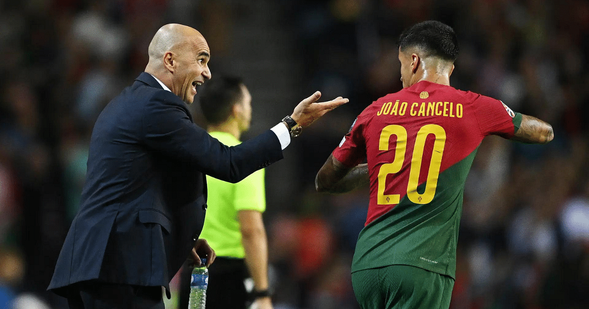 Joao Cancelo and Roberto Martinez