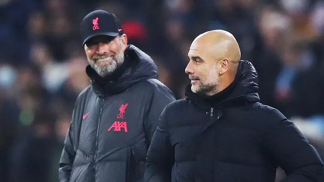 Pep Guardiola and Jurgen Klopp