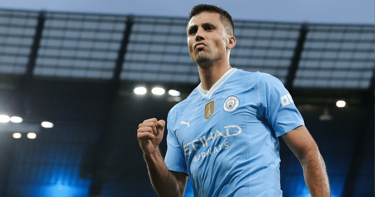 Manchester City midfielder Rodri