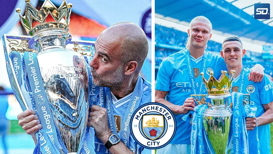 Pep Guardiola - Man City wins Premier League title