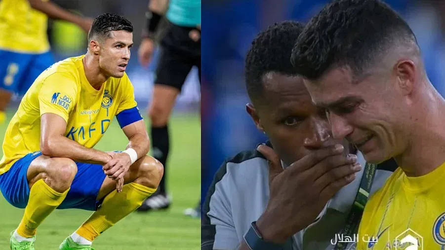 Cristiano Ronaldo after Al-Nassr loss.