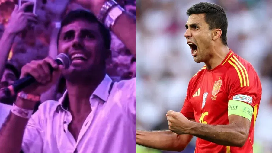 Euro 2024 winner Rodri turns DJ to entertain crowd in Ibiza