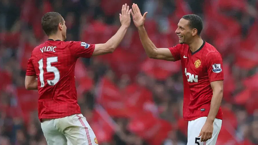 Rio Ferdinand & Nemanja Vidic