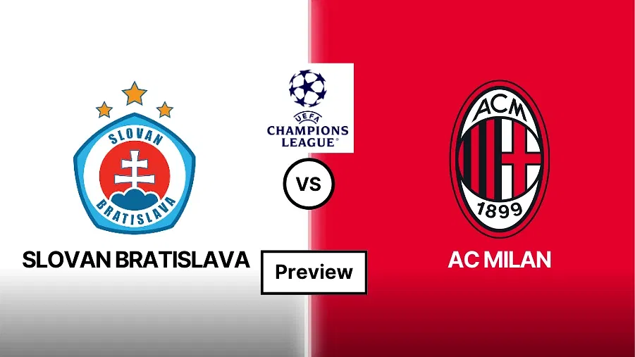 Slovan Bratislava vs AC Milan Prediction, Preview, Lineups and Team News | Champions League, November 26, 2024