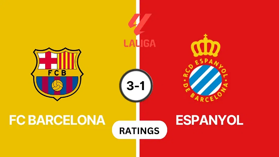 Barcelona vs Espanyol Player ratings