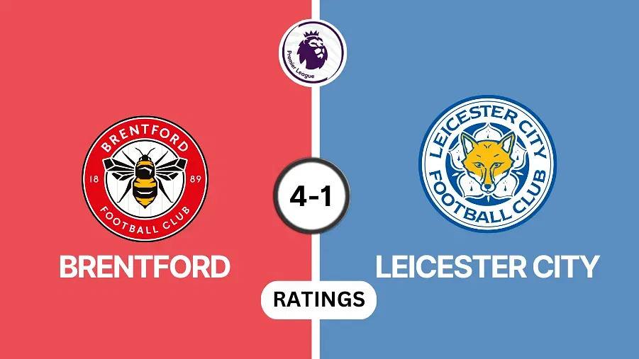 Brentford vs Leicester City player ratings