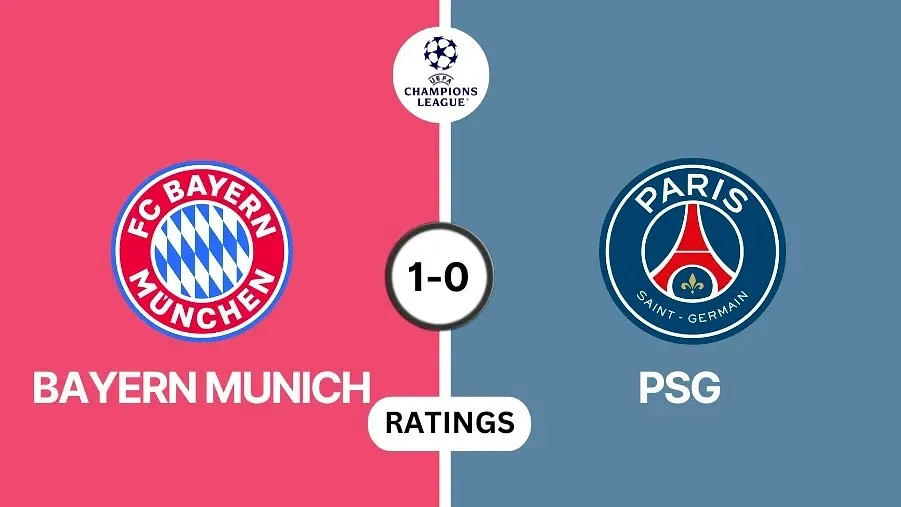 Bayern Munich vs PSG player ratings