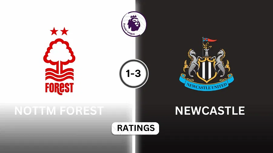 Nottingham Forest vs Newcastle United player ratings