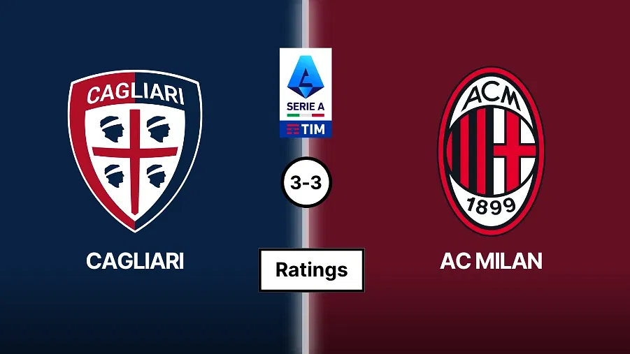 Cagliari vs AC Milan Player Ratings