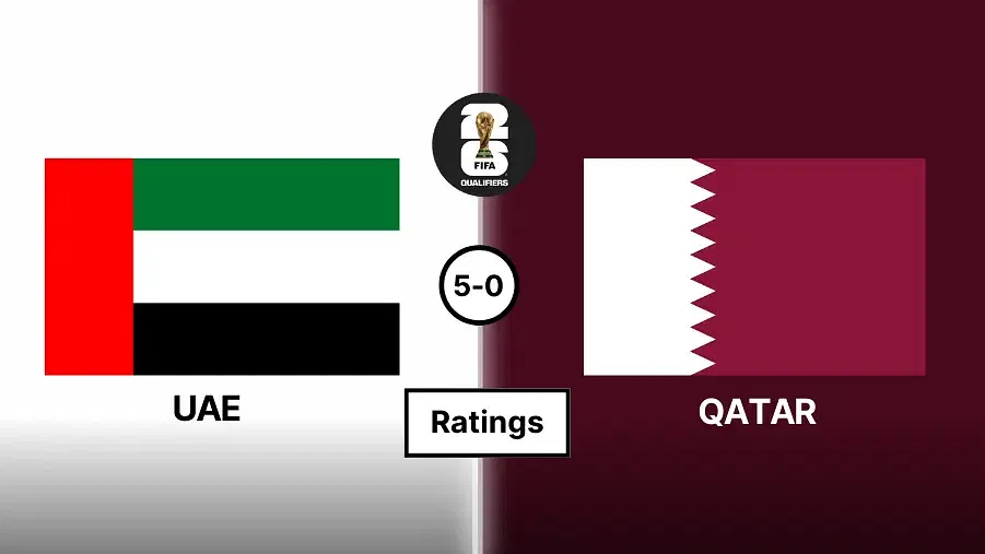 UAE vs Qatar Ratings