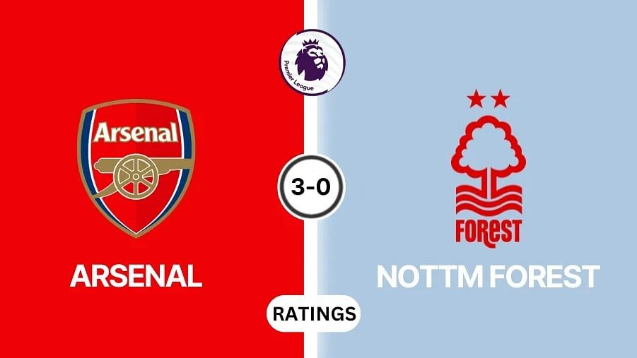 Arsenal 3-0 Nottingham Forest