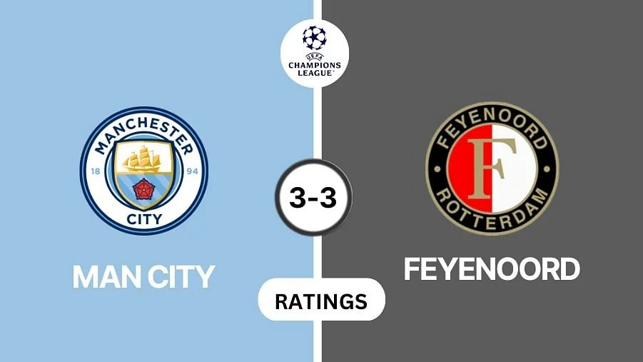 Manchester City vs Feyenoord Player Ratings