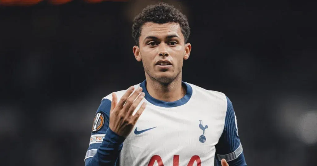 Tottenham winger Brennan Johnson