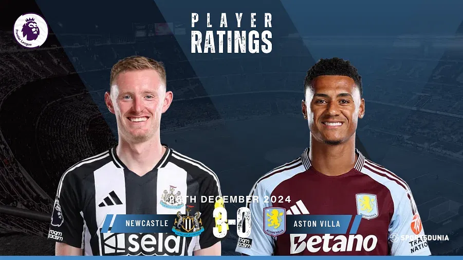 Newcastle Aston Villa Player Ratings as Joelinton stars in a resounding win for the Magpies