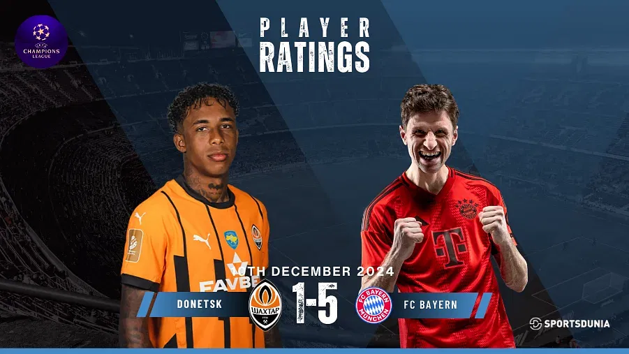 Shakhtar Donetsk vs Bayern Munich Player Ratings