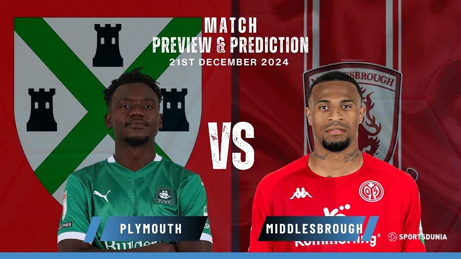 Plymouth vs Middlesbrough