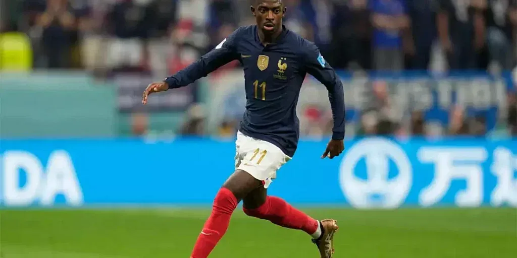 Dembele represented France at two World Cup tournaments already