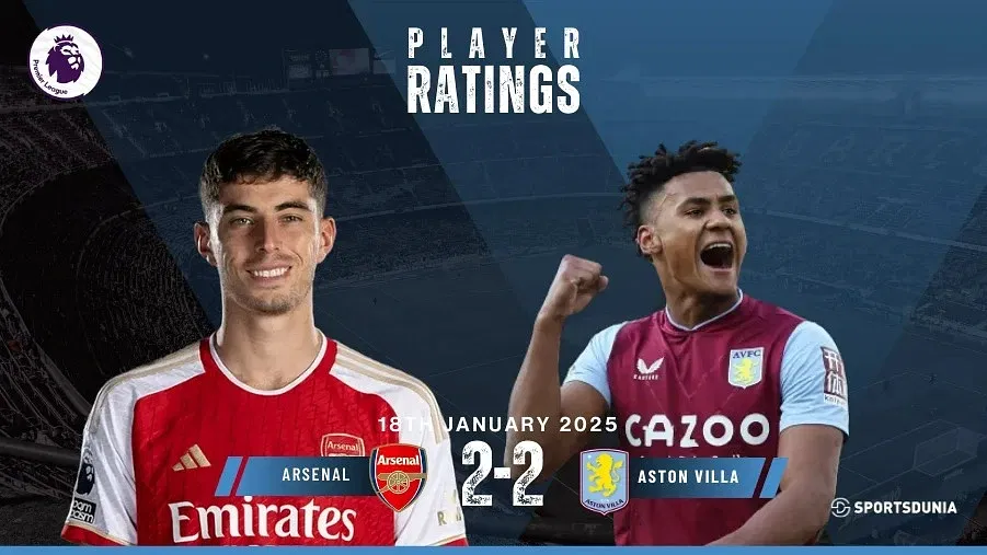 Arsenal vs Aston Villa Player Ratings