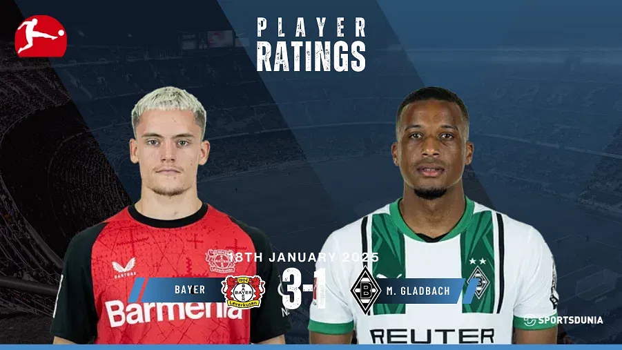 Bayer Leverkusen vs Borussia Monchengladbach Player ratings