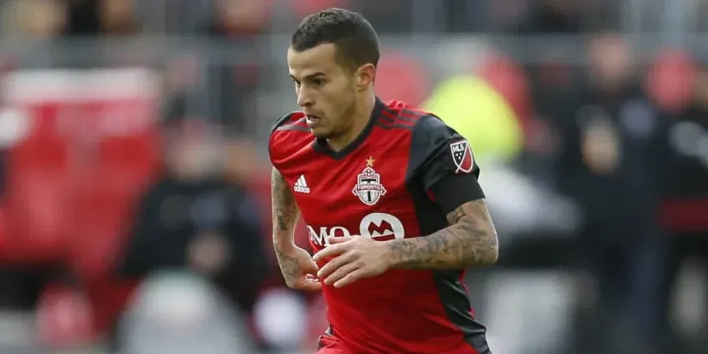 Sebastian Giovinco playing for Toronto FC