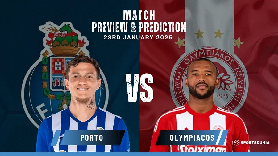 Porto vs Olympiacos Prediction, Preview, Predicted Lineups and Team News | Europa League, January 23, 2025