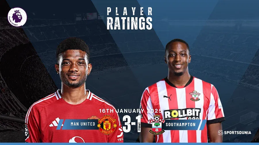 Manchester United vs Southampton Player Ratings