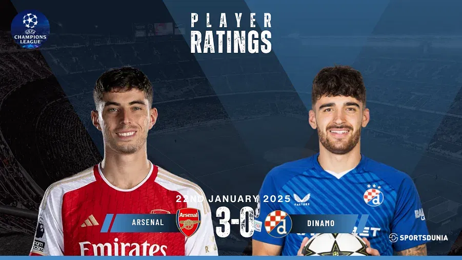 Arsenal vs Dinamo Zagreb Player Ratings