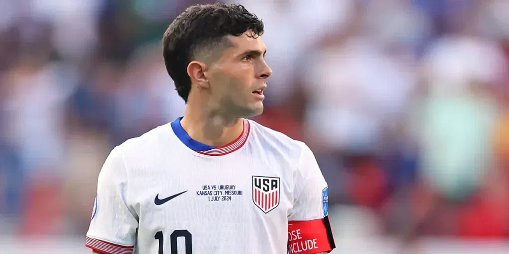 Pulisic representing the USMNT