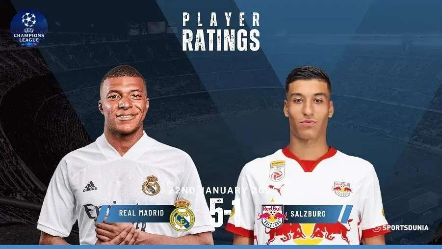 Real Madrid vs Salzburg Player Ratings