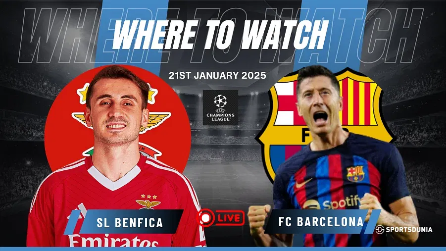 Where to watch SL Benfica vs FC Barcelona