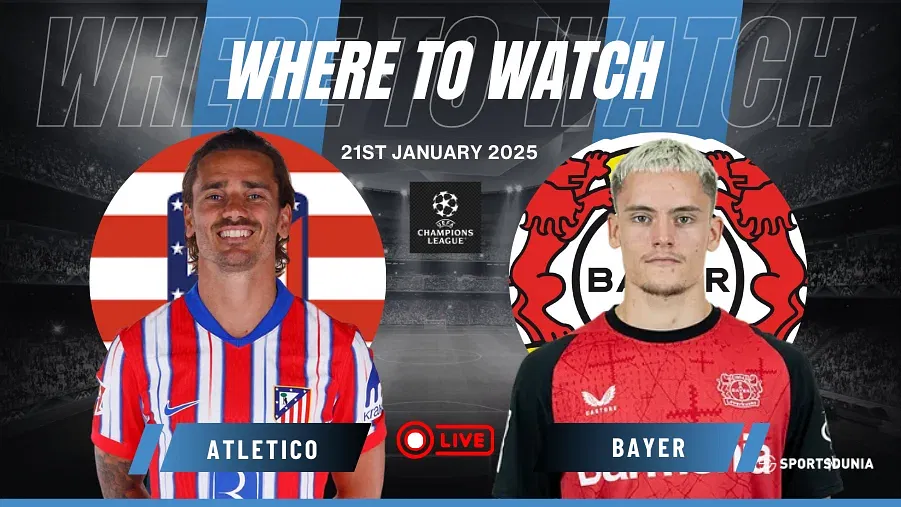 Where to watch Atlético Madrid vs Bayer 04 Leverkusen