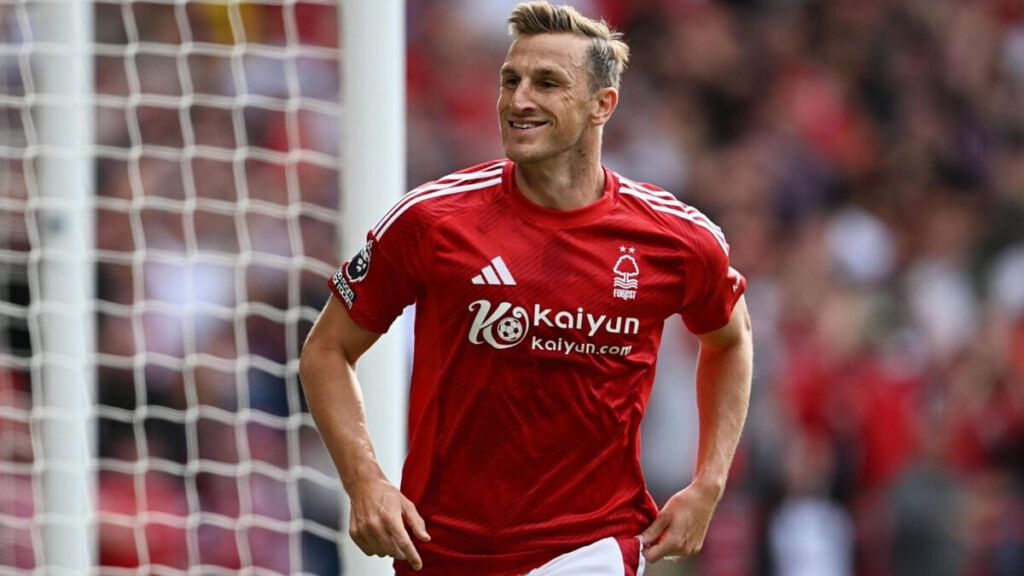 Nottingham Forest striker Chris Wood