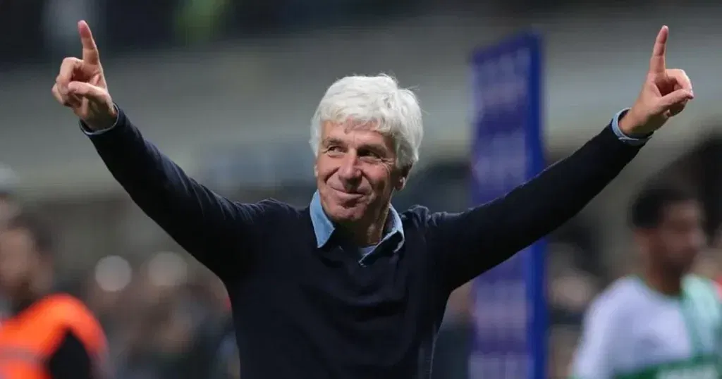 Atalanta manager Gasperini.