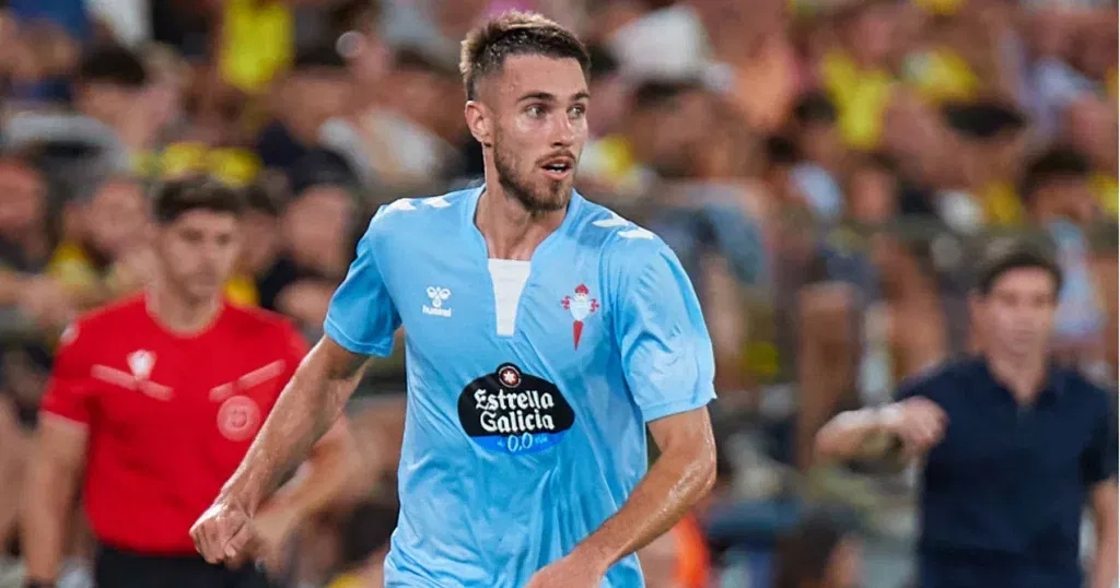 Celta Vigo midfielder Oscar Mingueza.