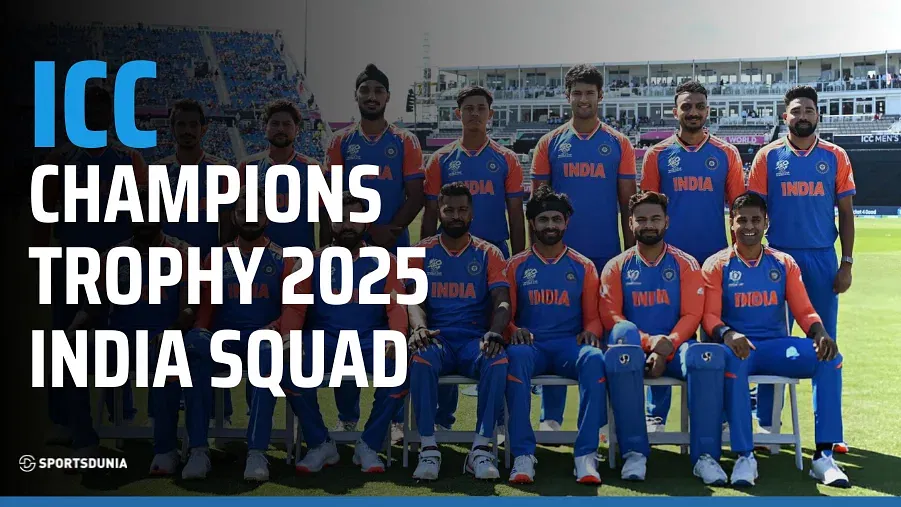 India&#8217;s Champions Trophy 2025 Squad: Check Full List of Players