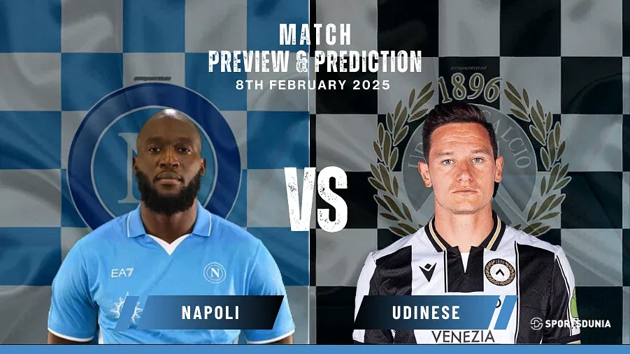 Napoli vs Udinese Prediction, Preview, Predicted Lineups and Team News | Serie A, February 9, 2025