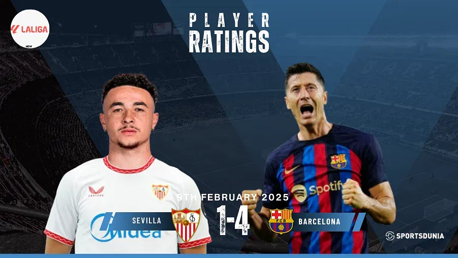 Sevilla 1-4 Barcelona Player Ratings: the Blaugrana cruise past Sevilla to reduce gap at the top  with two points