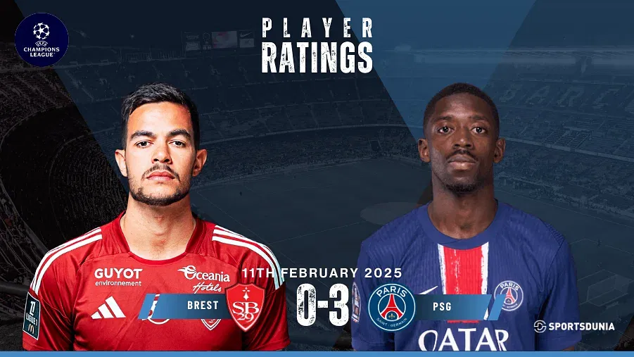 Brest 0-3 PSG Player Ratings: Ousmane Dembele&#8217;s brace helps PSG gain advantage ahead of the second leg