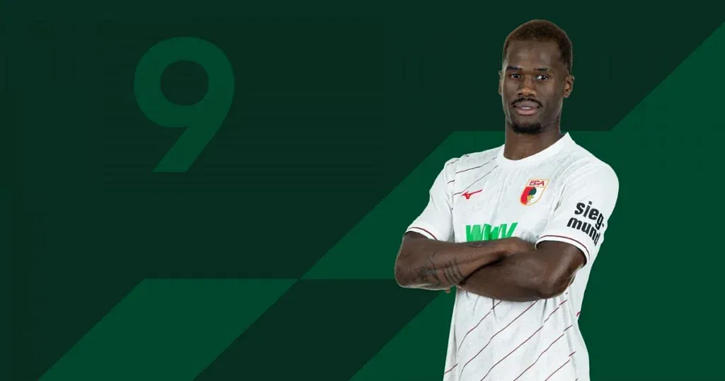 Samuel Essende (Image Credits FC Augsburg website)