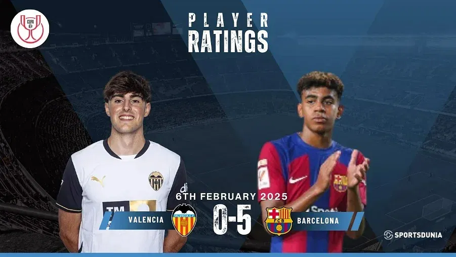 Valencia vs Barcelona player ratings