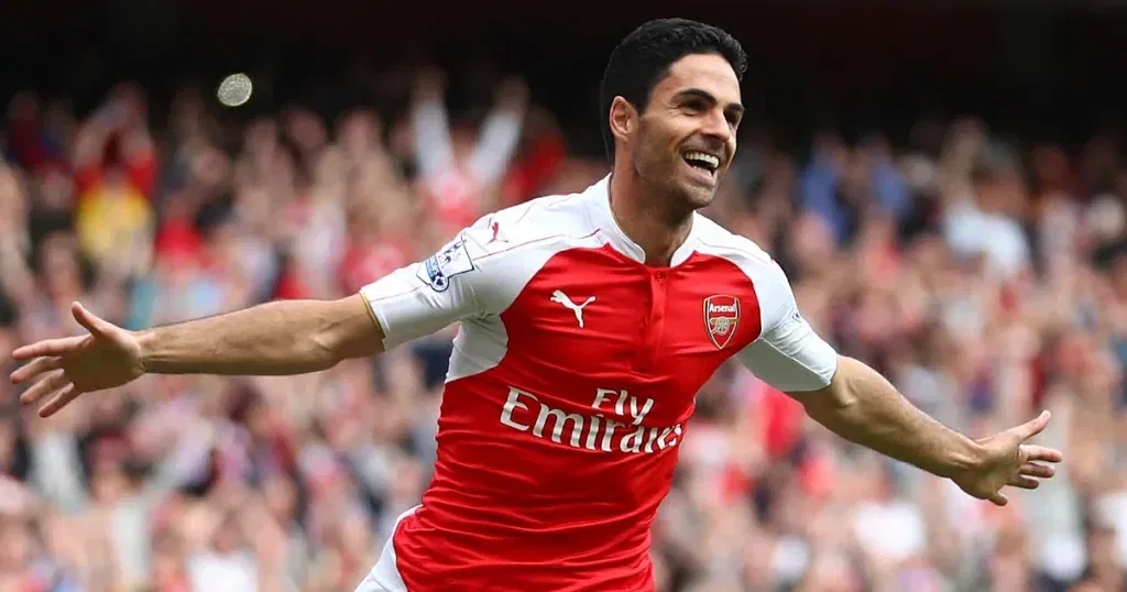 Mikel Arteta during his final season 