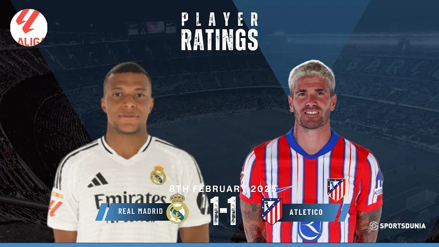 Real Madrid vs Atletico Madrid player ratings.